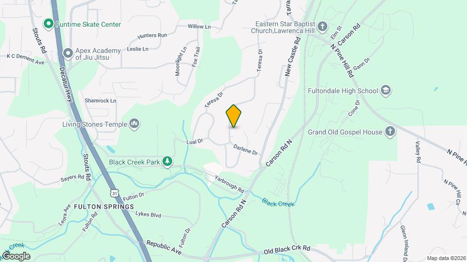 611 Darlene Dr Map and Location Details