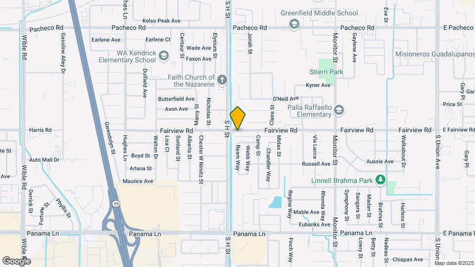 1609 Fairview Rd Mapa y Detalles de la Ubicación