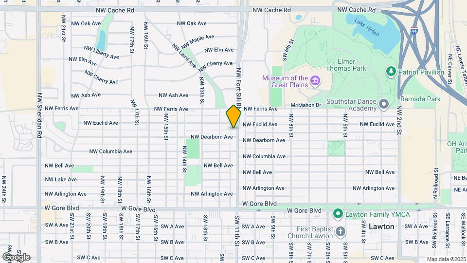 506 NW Fort Sill Blvd Map and Location Details