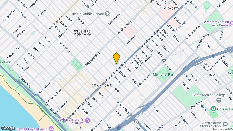 1343 11th St Map and Location Details