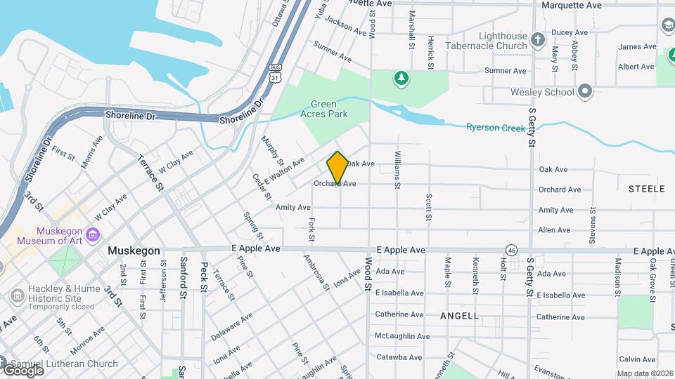 313 Orchard Ave Map and Location Details