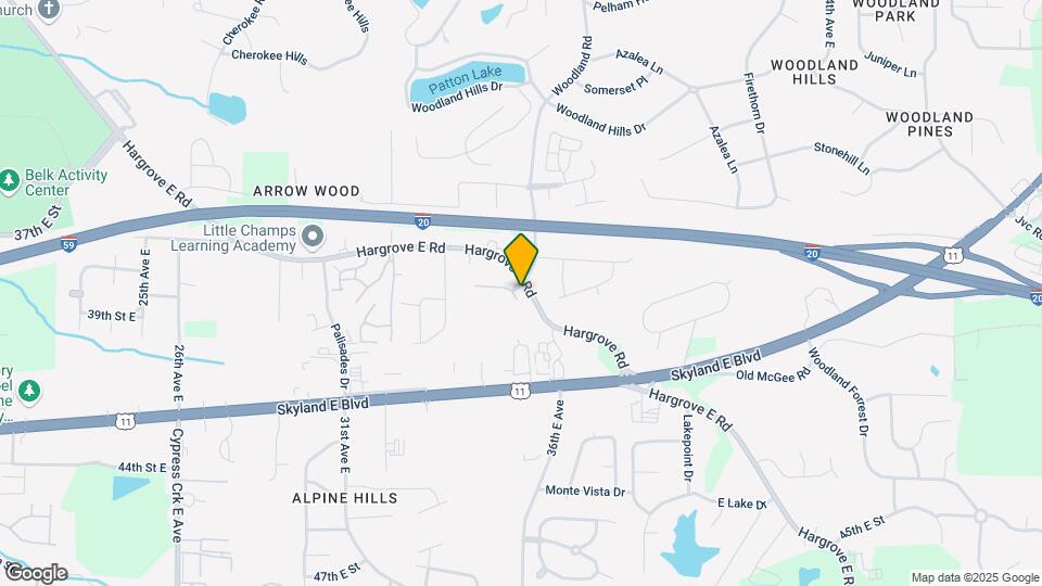 3719 Hargrove E Rd Map and Location Details
