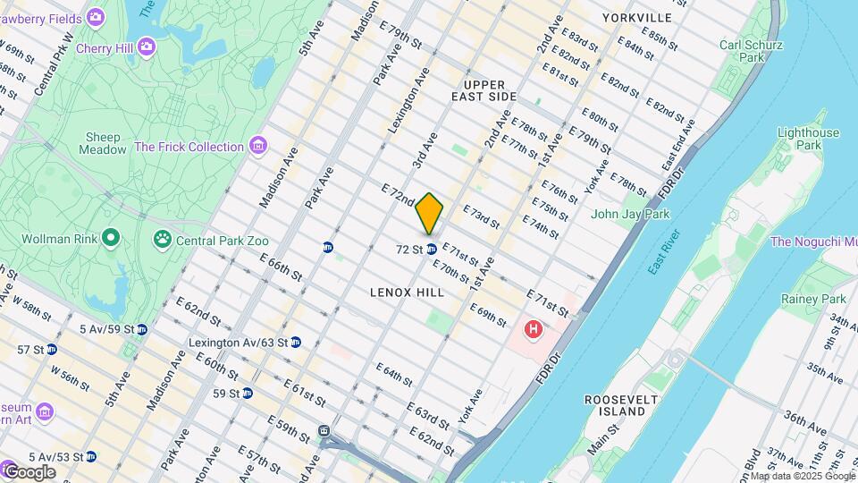 1345 Second Ave Map and Location Details