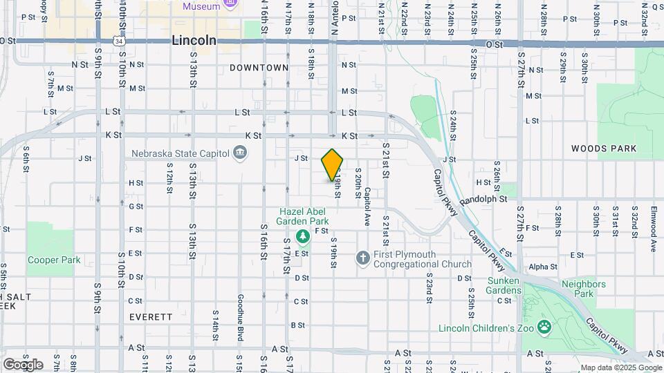 663 S 19th St Map and Location Details