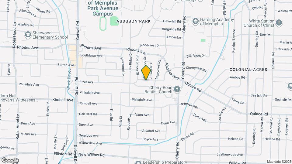 4223 Cherrydale Rd Map and Location Details