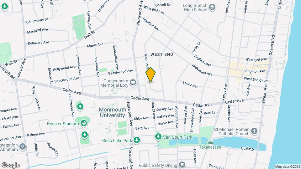 501 Monmouth Pl Map and Location Details