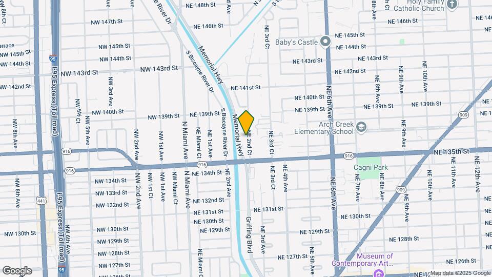 13710 NE 2nd Ct Map and Location Details