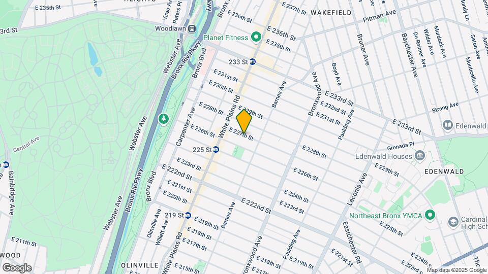 746 EAST 227th Street Apartments Map and Location Details