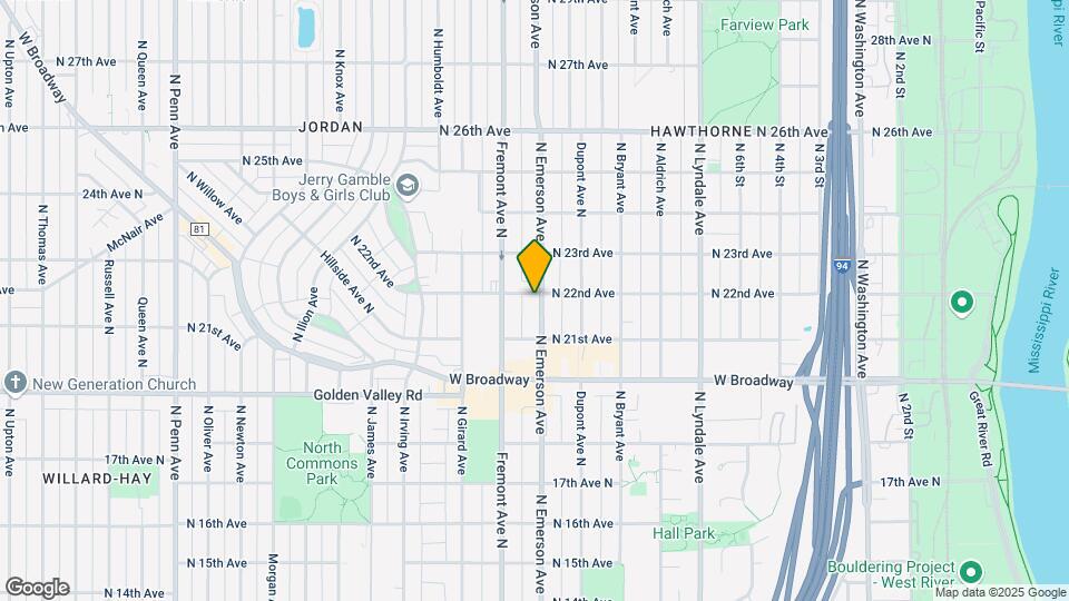 2129 Emerson Ave N Map and Location Details