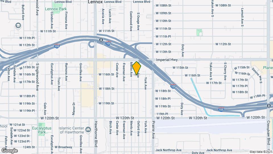 11609 Oxford Ave Map and Location Details