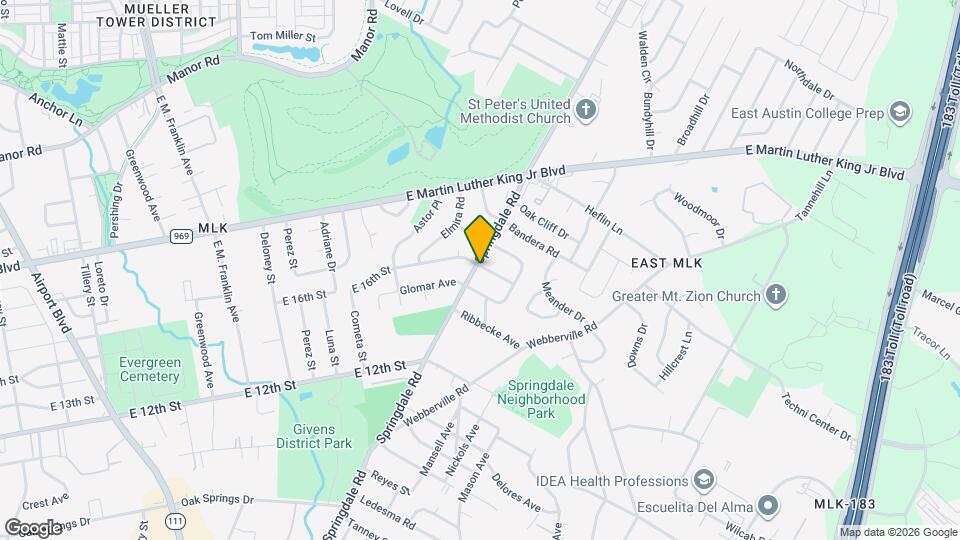 4609 Leslie Ave Map and Location Details