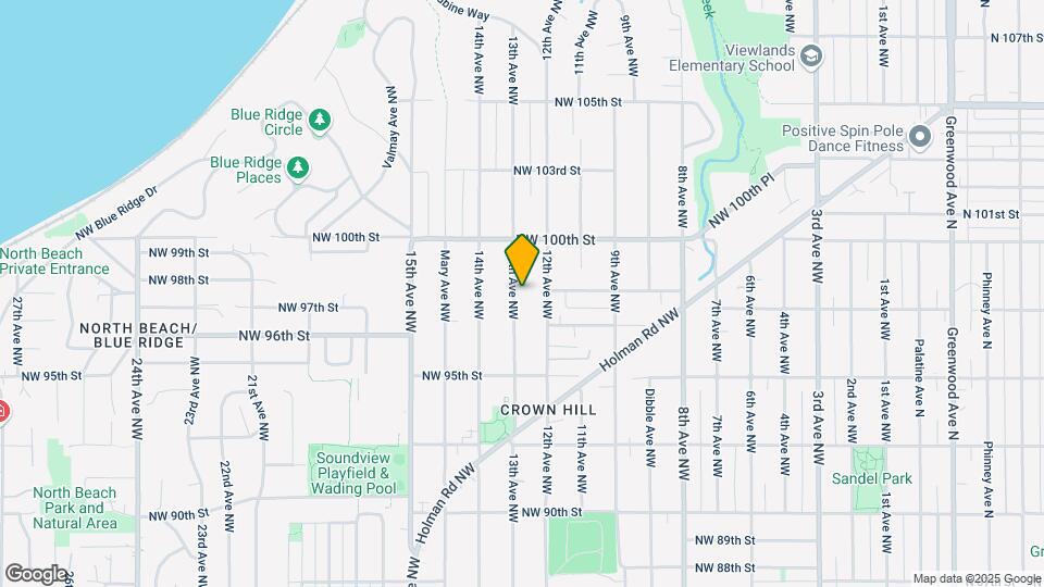 9628 13th Ave NW Map and Location Details