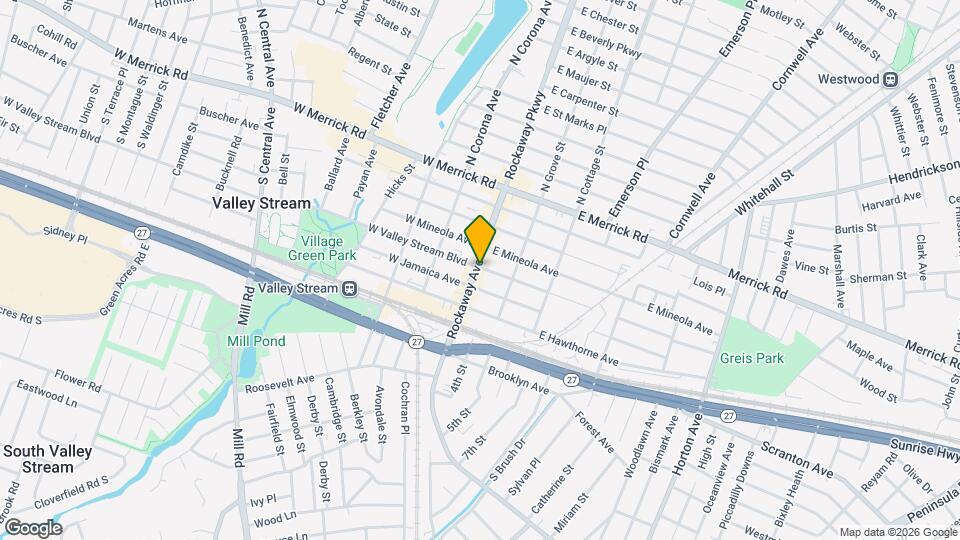 161 Rockaway Ave Map and Location Details