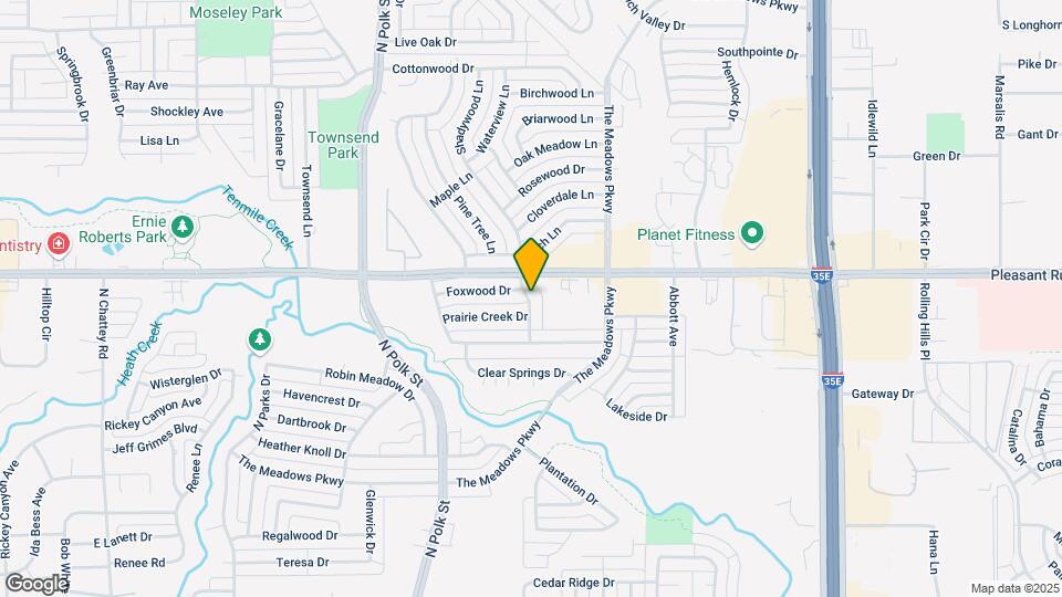 822 Shadywood Ln Map and Location Details