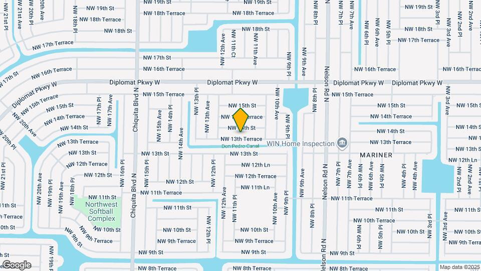 1121 NW 13th Terrace Map and Location Details