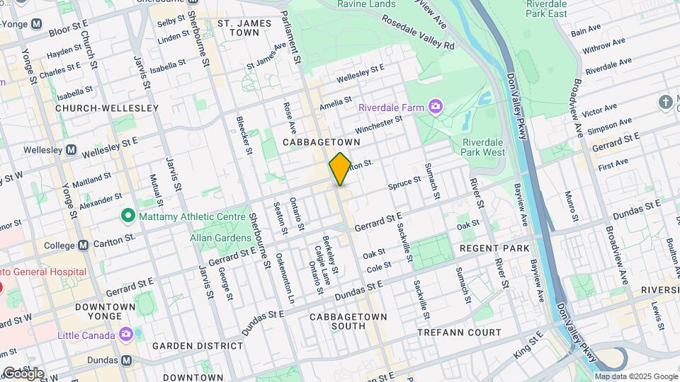 461 Parliament St Map and Location Details