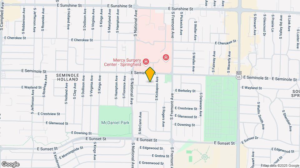 1267 E Wayland St Map and Location Details