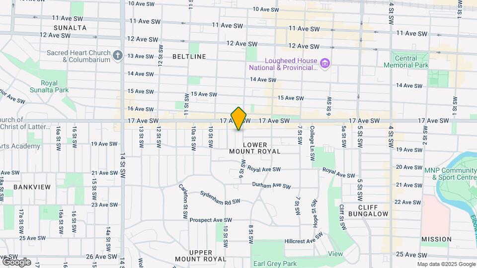 1721 9th St SW Map and Location Details