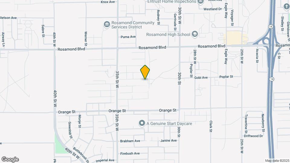 3242 Poplar St Map and Location Details