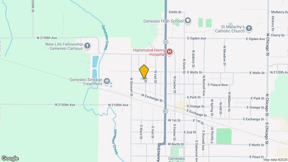 503 W Palace Row Map and Location Details