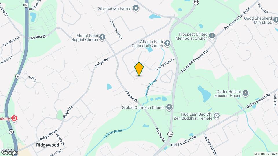 1611 Hillside Bend Crossing Map and Location Details