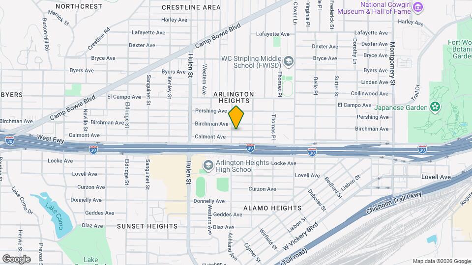 4332 Calmont Ave Map and Location Details