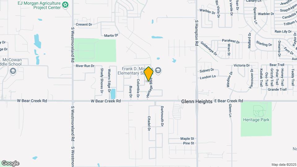 1525 Heritage Blvd Map and Location Details