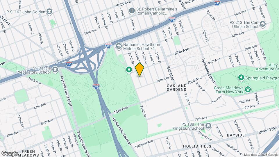 67-27 211th St Map and Location Details