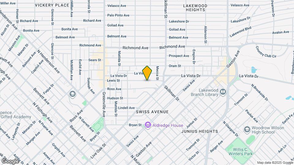 5966 Lewis St Map and Location Details