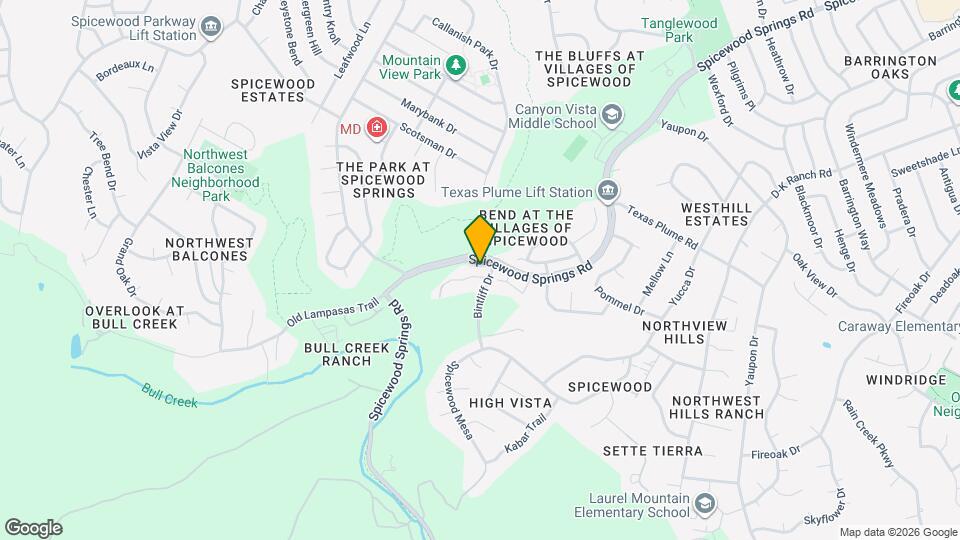 8604 Toro Creek Cove Map and Location Details