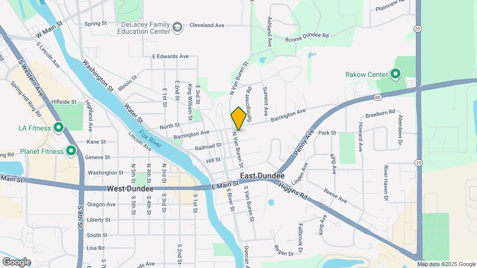 314 N Van Buren St, Unit #1Lower Map and Location Details