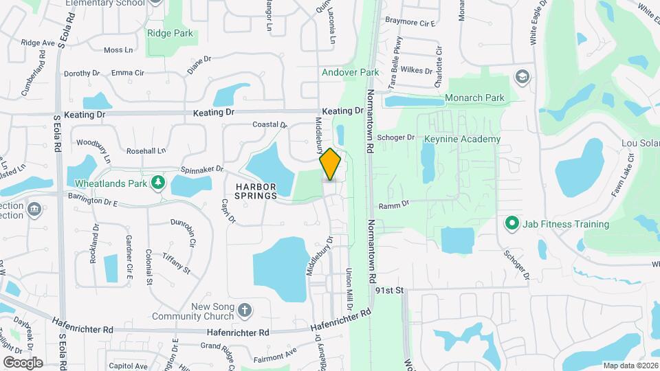 1860 Middlebury Dr Map and Location Details