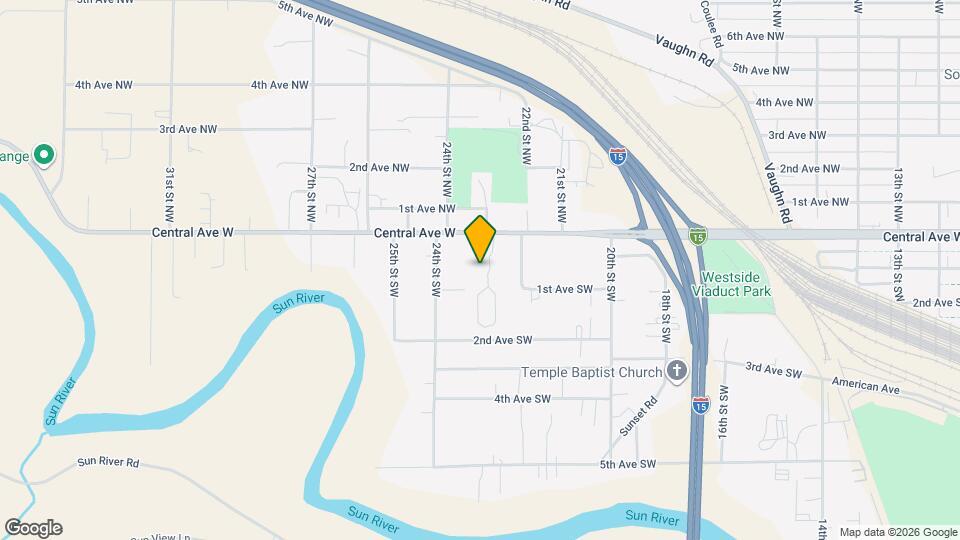 2226 Central Ave W Map and Location Details