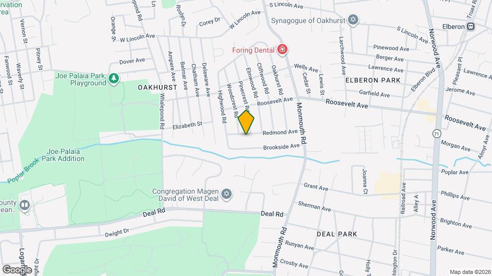 442 Redmond Ave Map and Location Details