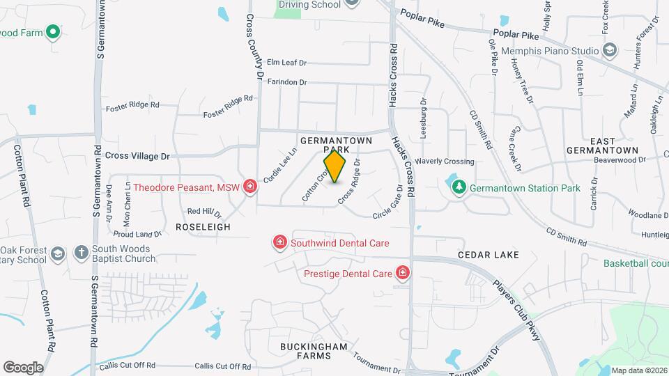 7942 Cotton Cross Cove Map and Location Details