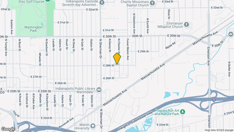 2758 N Chester Ave Map and Location Details