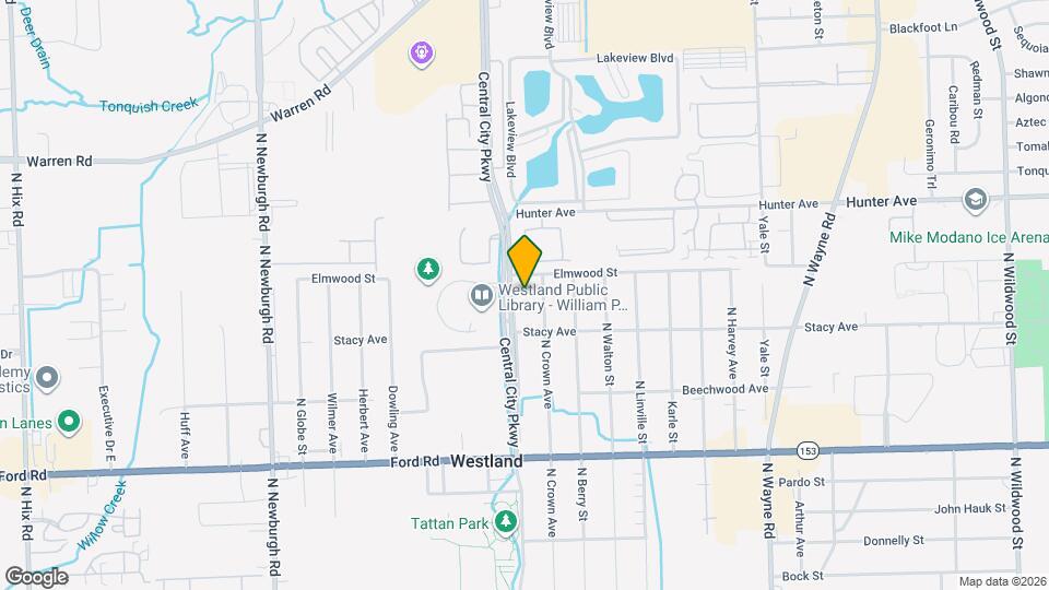 6108 N Carlson St Map and Location Details