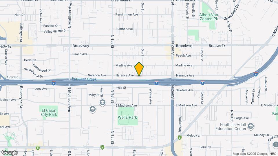 1183 Naranca Ave Map and Location Details