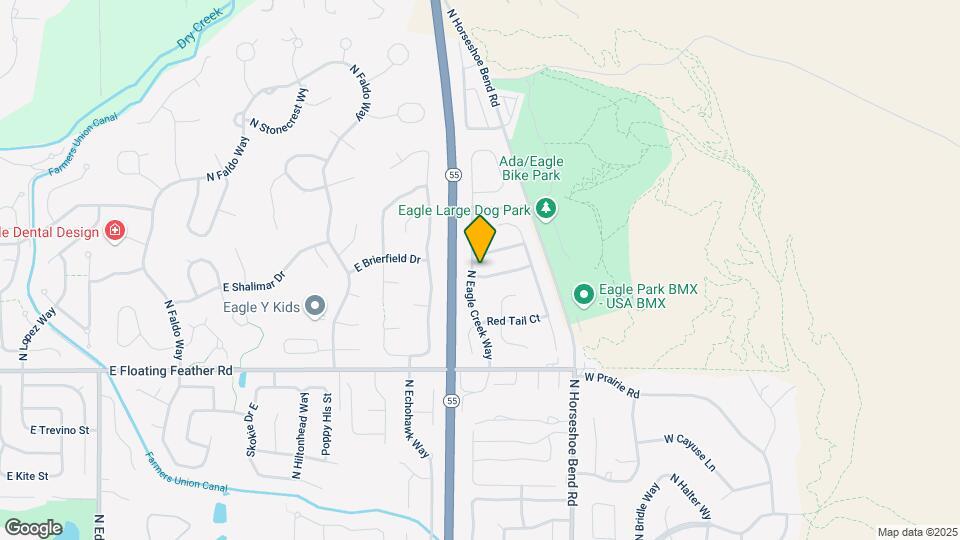 2910 E Dagger Falls Dr Map and Location Details