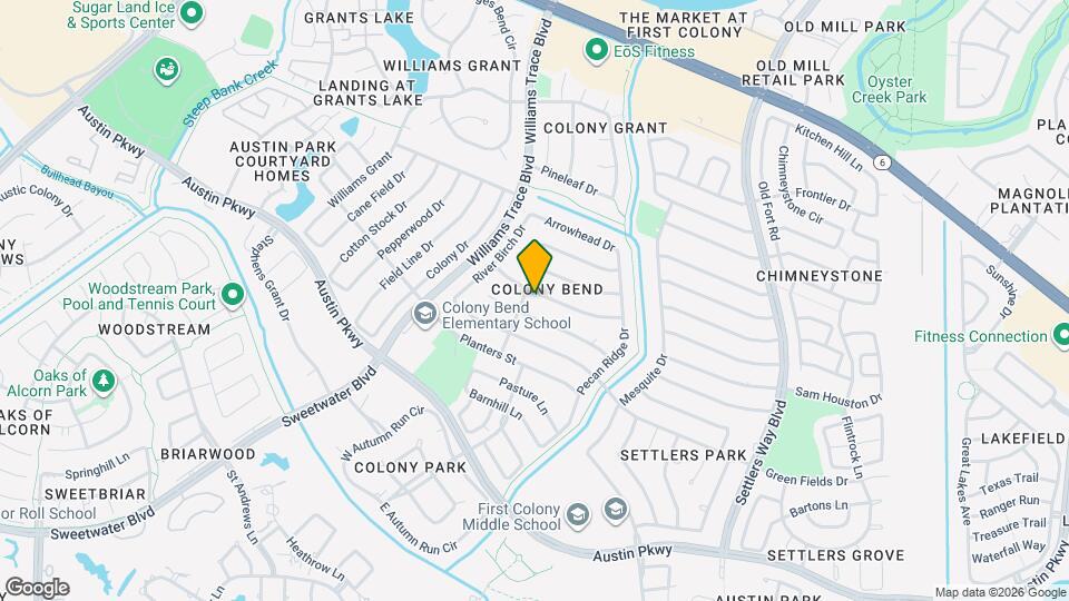 2906 Colonial Dr Map and Location Details