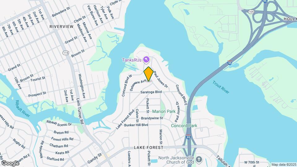 8260 Monmouth Way Map and Location Details