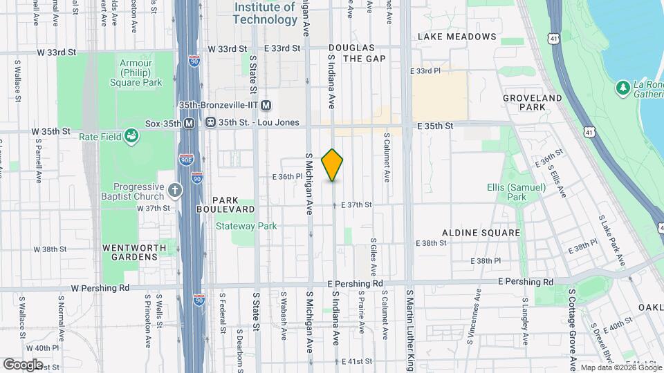3656 S Indiana Ave Mapa y Detalles de la Ubicación