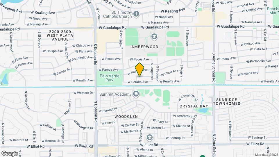 1653 W Plana Ave Map and Location Details
