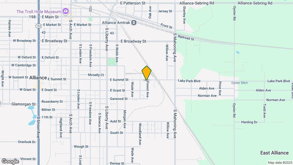 717 Forest Ave Map and Location Details