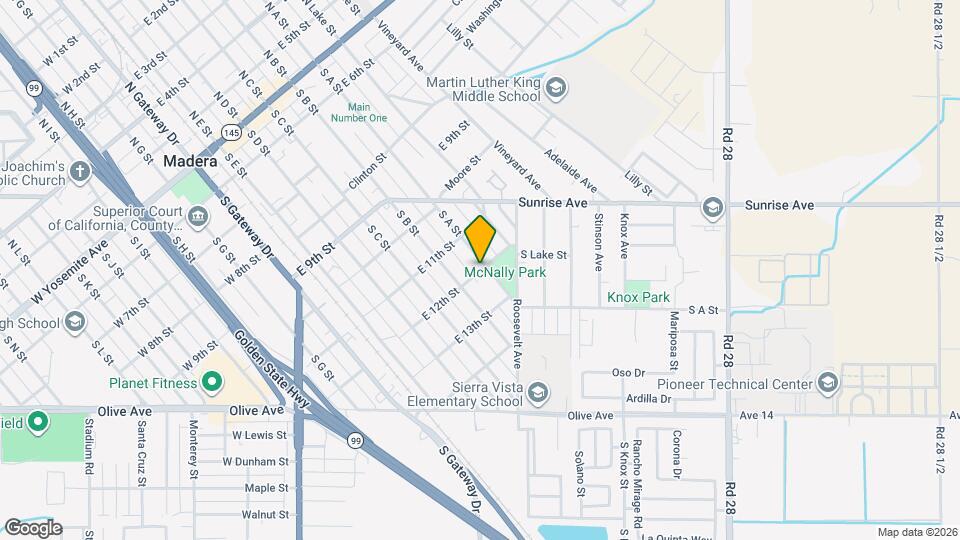 728 S A St, Unit VILLA DE RAMON APARTMENTS Map and Location Details