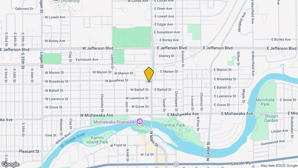 915 N Main St Mapa y Detalles de la Ubicación