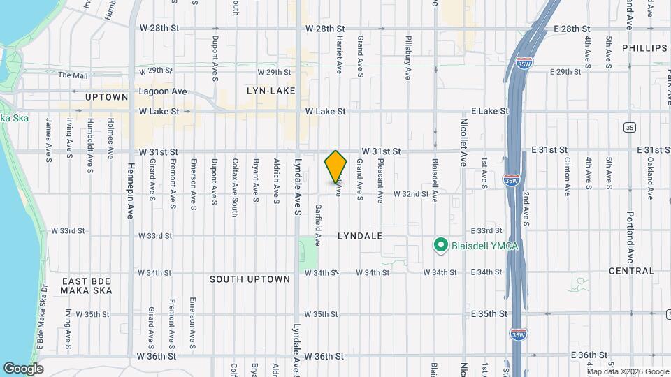 3150 Harriet Ave, Unit Apt C Map and Location Details