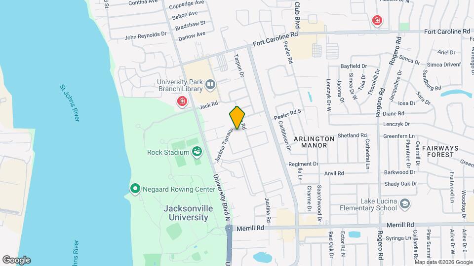 5714 Justina Terrace Map and Location Details