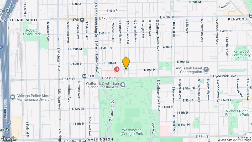 5032 S St Lawrence Ave Map and Location Details
