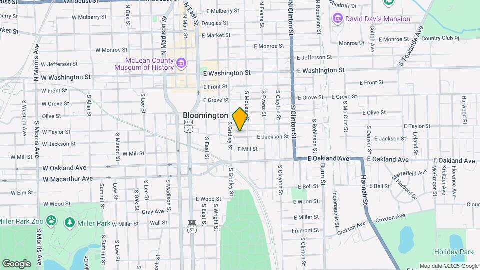 408 E Jackson St Map and Location Details